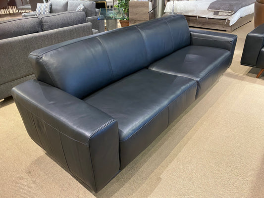 Clearence Model 99956BLK Full Leather Made in Brazil Sofa and Love Seat