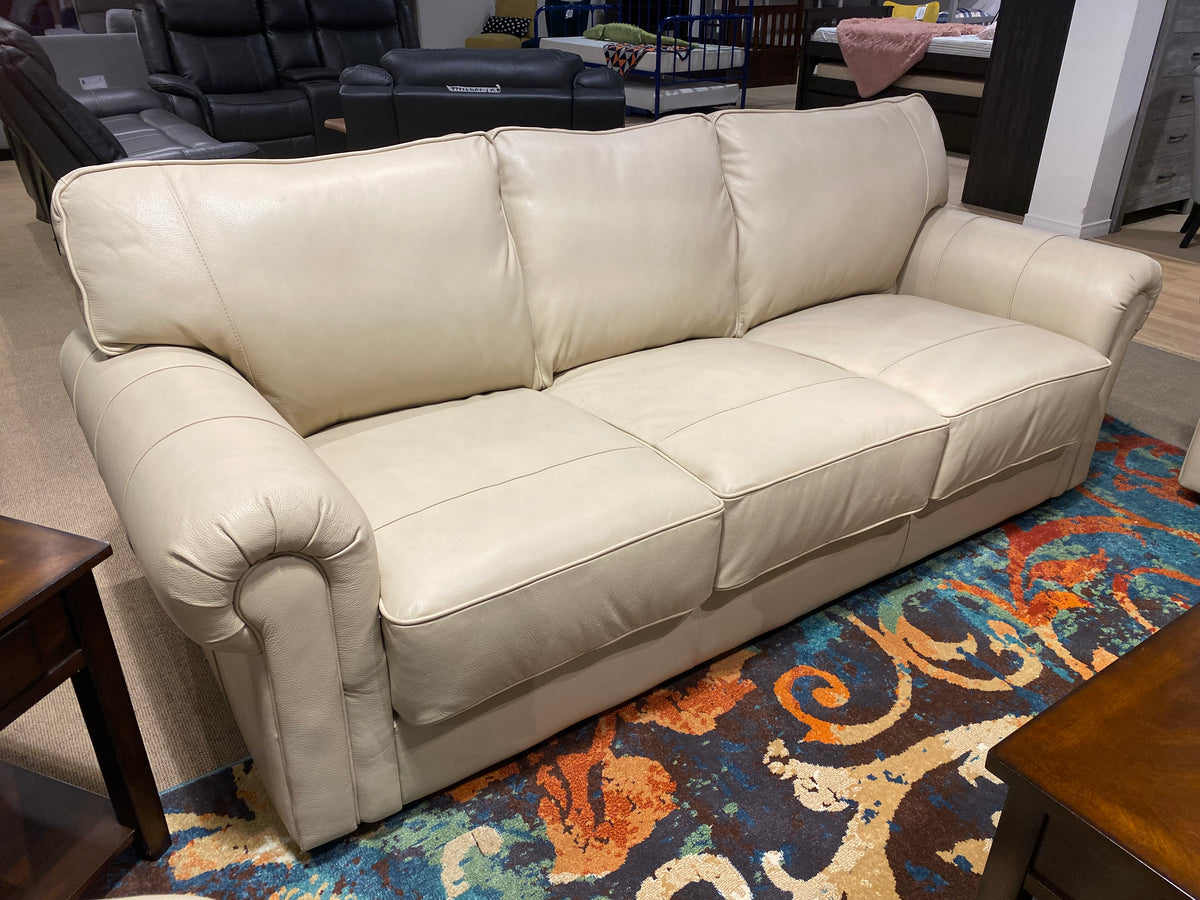 Clearence Model 99953BRW Full Leather Made in Brazil Sectional Sofa, Love Seat & Chair