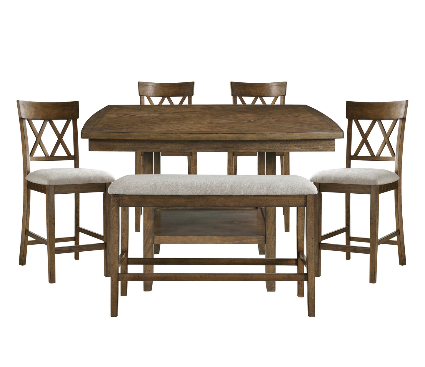 Model 5716RFAK  Counter Height Dining Set California Stocks 6-8 Weeks