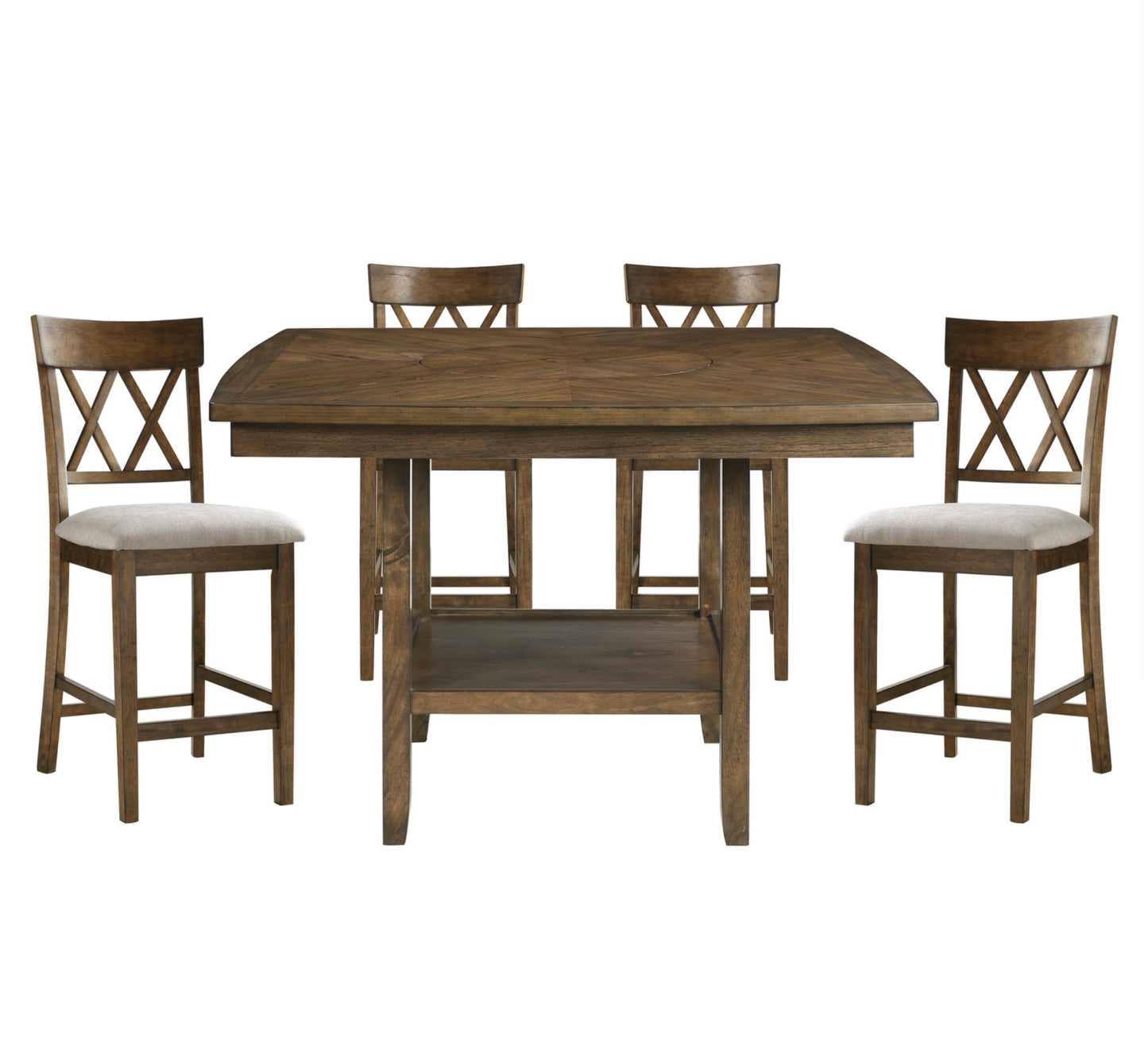 Model 5716RFAK  Counter Height Dining Set California Stocks 6-8 Weeks