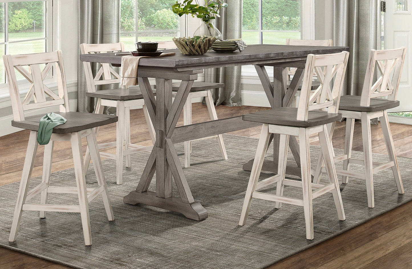 Ensemble de salle à manger modèle 6018-108 - Stocks en Californie