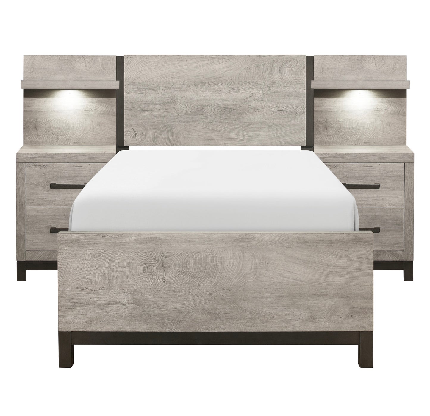 Twin Size Kid Modern Panel Bed 1577/Panel  Toronto Stock