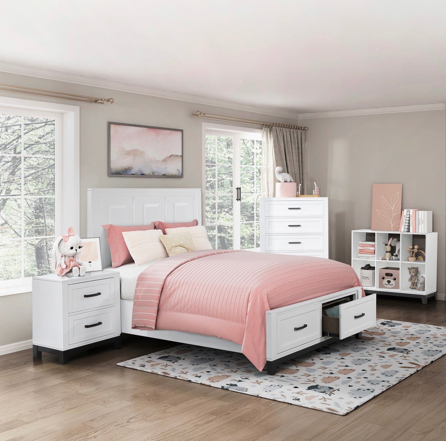 Twin/Full Children Bedroom Set Model 1450WHT/F Bedroom Set  Toronto Stocks