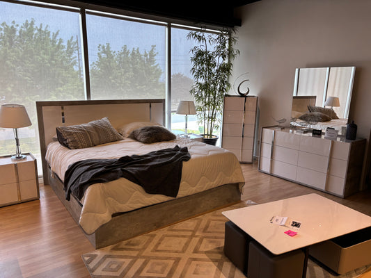 Show Deal  Italian Bedroom Set Model Treviso 3/4/5/6 pc deals