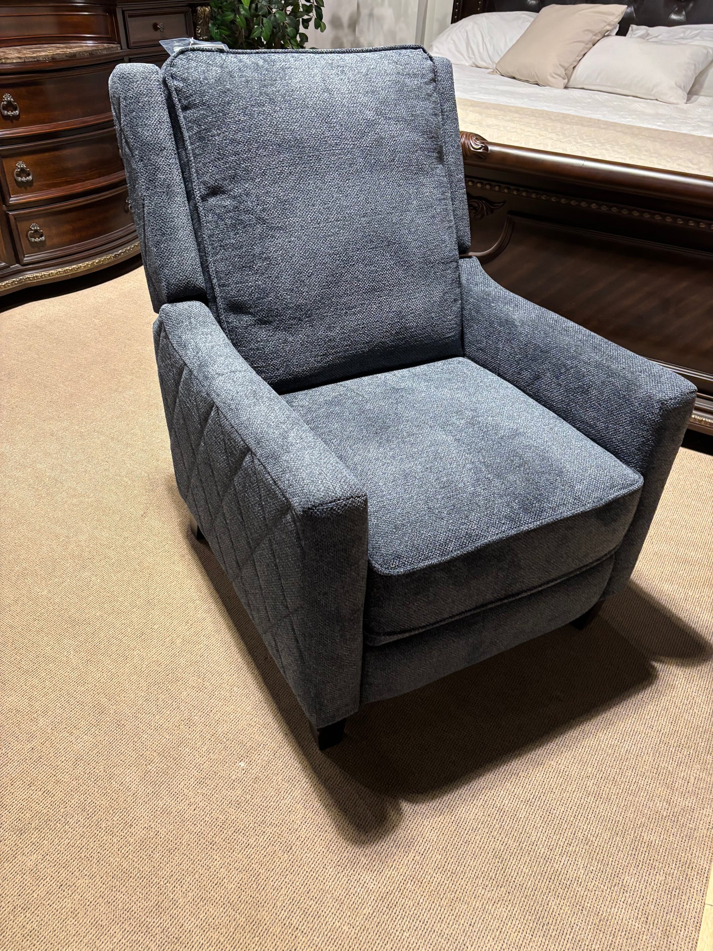Show Deal Push Back Recliner Chair 2 colors 98505GY