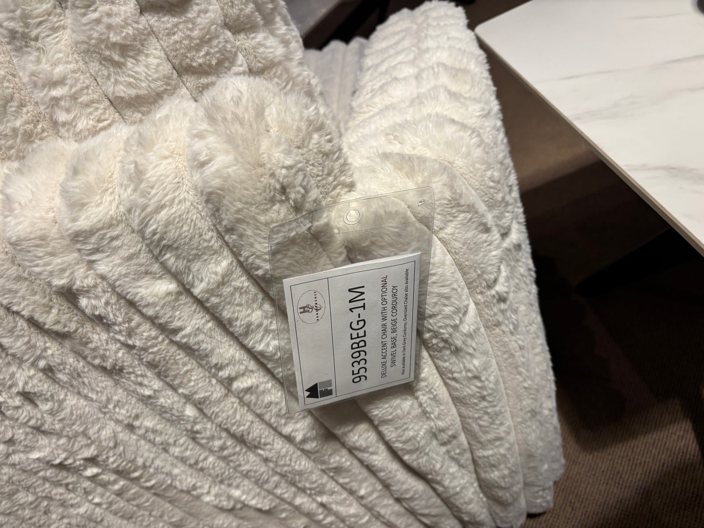 Model 9539BEG-1SW Swivel Chair