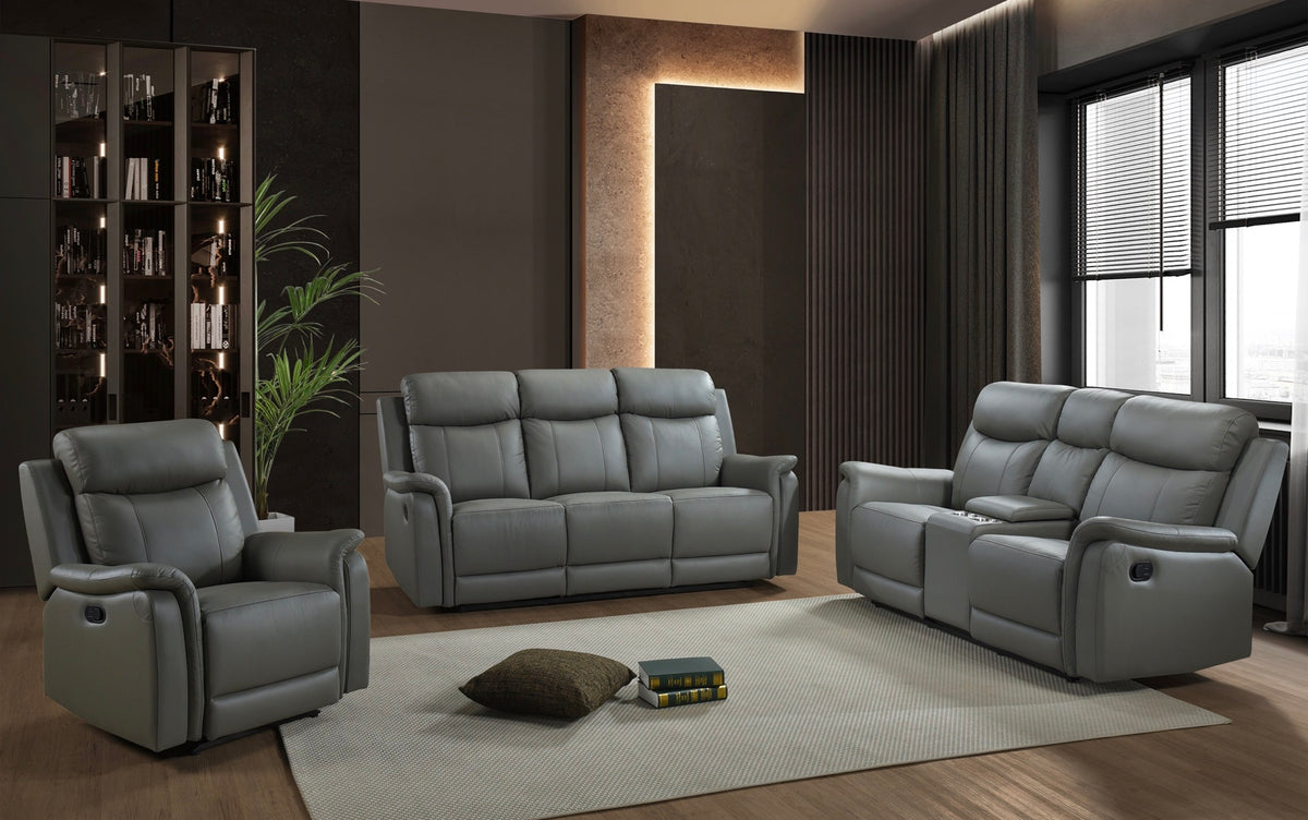 Model 99840PN Leather Power Recliners in 3 Colors