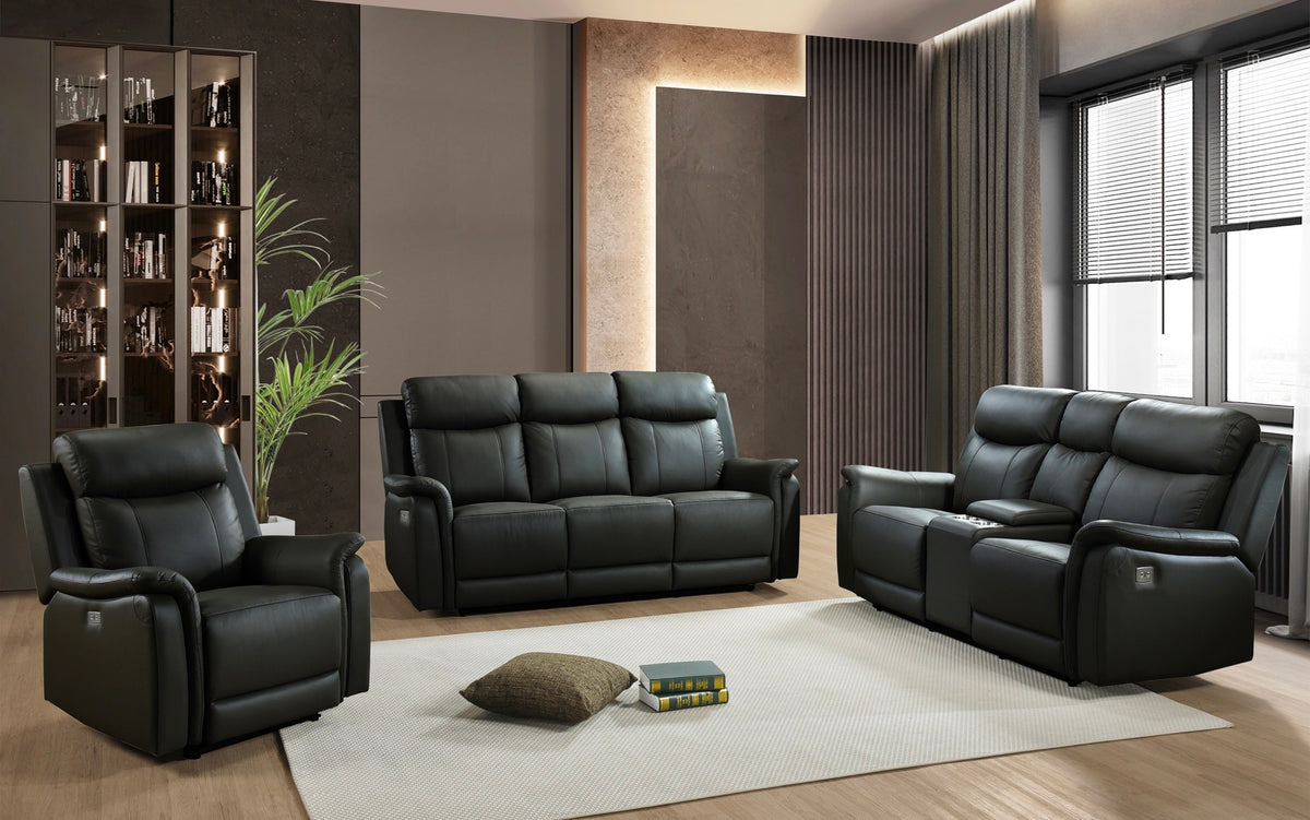 Model 99840PN Leather Power Recliners in 3 Colors