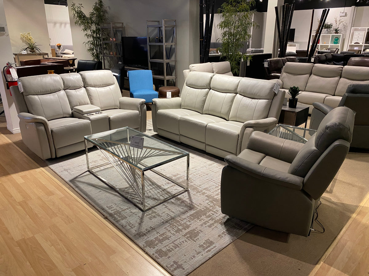 Model 99840PN Leather Power Recliners in 3 Colors